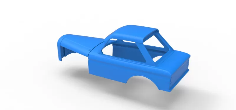 Shell of New Zealand Vintage Stock car Scale 1:25 - Model preview 10