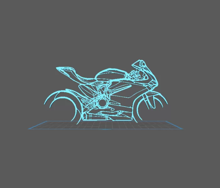 Ducati - Panigale 1299 Wall Art - Model preview 1