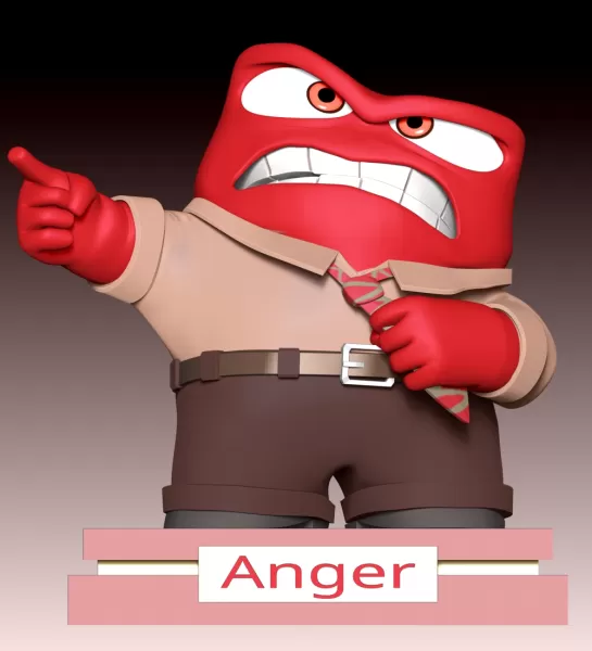 Anger Fan Art - Model preview 2