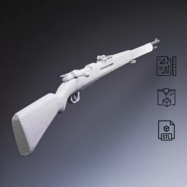 Gewehr 98 Bolt-Action Rifle #RoZ - Model preview 7