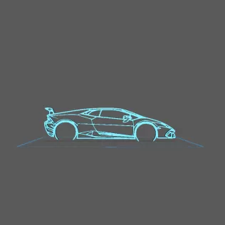 Lamborghini - Huracan Performante Wall Art