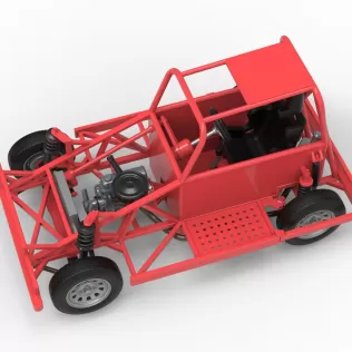 New Zealand Ministock car Base Version 3 Scale 1:25 - Model thumbnail 4