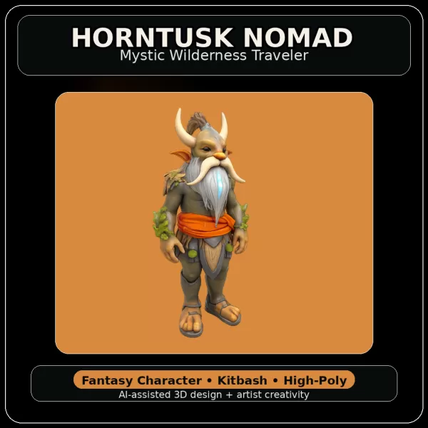 Forest Folk Legends – Fantasy Character Kitbash Collection - Model preview 8