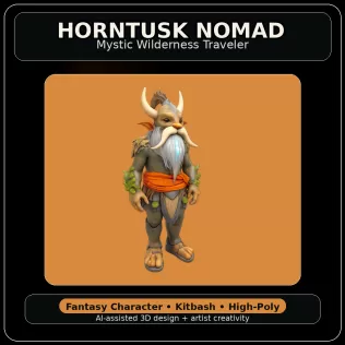 Forest Folk Legends – Fantasy Character Kitbash Collection - Model thumbnail 8