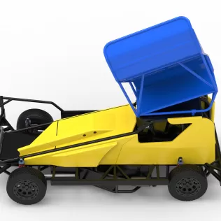 BriSCA Formula 1 Stock Car for Dirt Version 2 Scale 1:25 - Model thumbnail 10