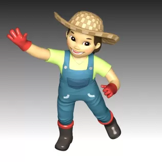Farmer Yumi Fan Art - Model thumbnail 6