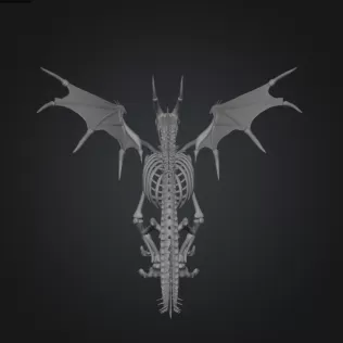 Bone Dragon - Model thumbnail 3