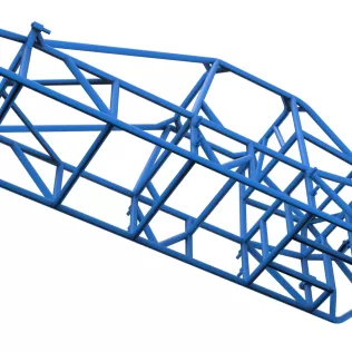Frame of Experimental Pavement Silver Crown Car V3 Scale 1:25 - Model thumbnail 3