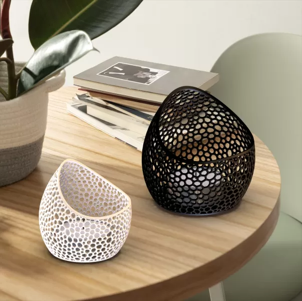 Candle Holder Tealight, Voronoi Diagram Style, 3D Home Decor - Model preview 3