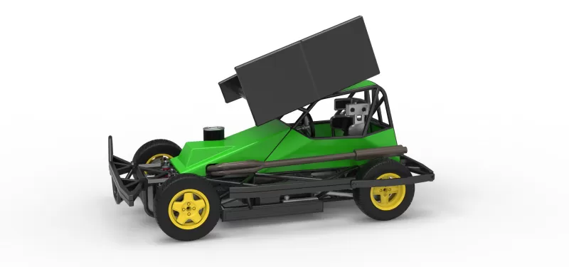 BriSCA Formula 2 Stock Car Scale 1:25 - Model preview 1