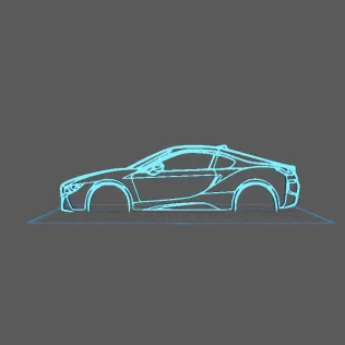 BMW - i8 Wall Art