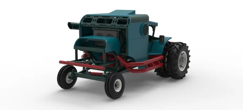 Racing Combine Harvester Version 2 Scale 1:25 - Model preview 18