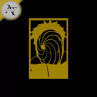 Obito - Naruto Shippuden - Silhouette - 2D Wall Art Decor