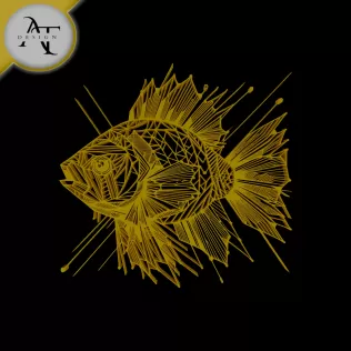 Fish - Geometric - 2D Wall Art Decor