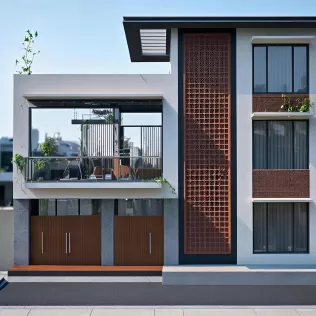 RESIDENTIAL 3D EXTERIOR FACADE - Model thumbnail 6