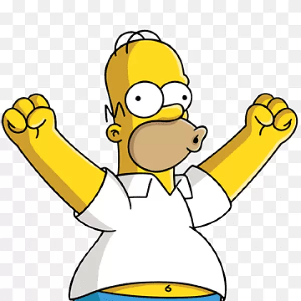 🍩 ¡D’oh! Homer Simpson – Figura Fan Art 3D para impresión - Model preview 1