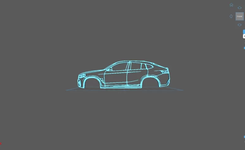 BMW - X4 M G02 Wall Art - Model preview 1