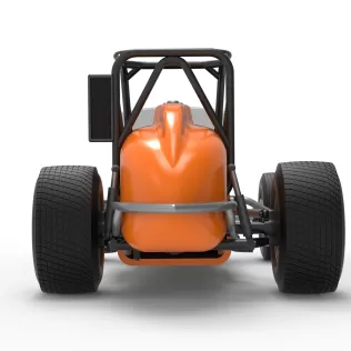 Dirt Silver Crown Champ car Version 2 Scale 1:25 - Model thumbnail 16