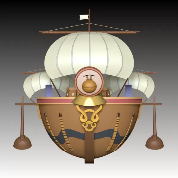 Utan Sonar - One Piece - Model preview 9