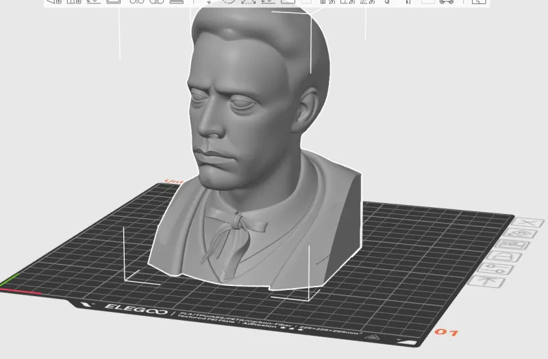 Vasil Levski 3d STL (Васил Левски) - Model preview 1