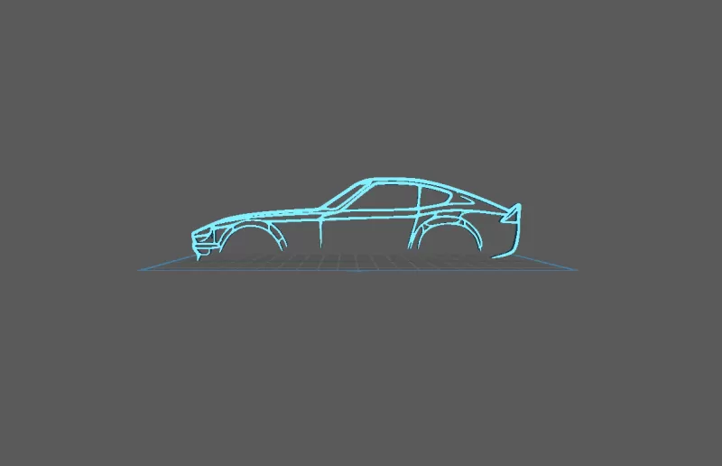 Datsun - 240 Z Wall Art - Model preview 2
