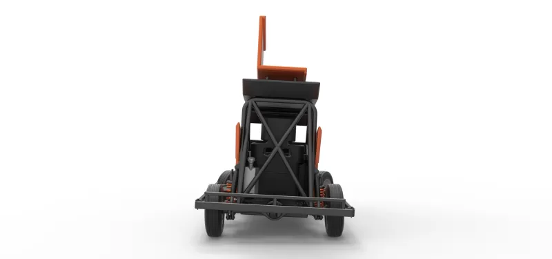 New Zealand Ministock car while turning Version 2 Scale 1 to 25 - Model preview 16