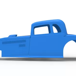 Shell of Canadian vintage modified stock car Scale 1:25 - Model thumbnail 7