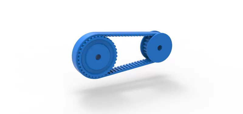 Belt drive Scale 1:16 - Model preview 8