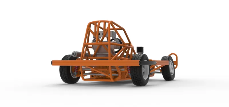 BriSCA Formula 2 Stock Car Base Scale 1:25 - Model preview 19