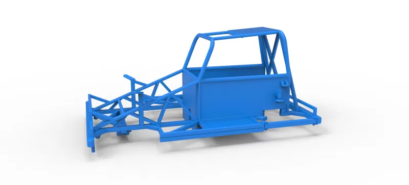Frame of New Zealand Ministock car Version 3 Scale 1:25 - Model preview 1
