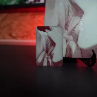 TONGUE PLAY GLOW (HueForge NSWF) 67x100mm - Model thumbnail 9