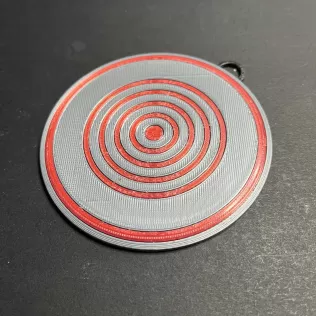 1982 Tron Disc Christmas Tree Ornament - Model thumbnail 7