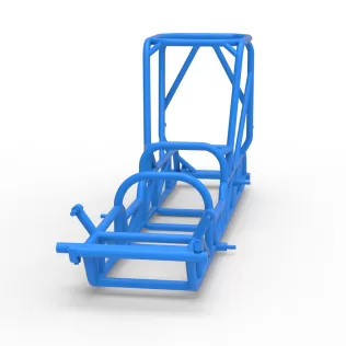 Frame of Dirt Silver Crown Champ car Version 2 Scale 1:25 - Model thumbnail 4