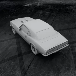Chevrolet Camaro SS 1967 – 3D Printable Car Model - Model thumbnail 3