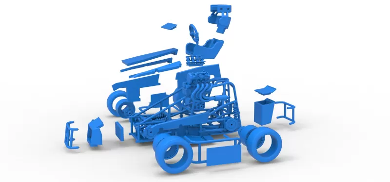 Three Quarter Midget Scale 1:25 - Model preview 28