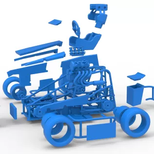 Three Quarter Midget Scale 1:25 - Model thumbnail 28