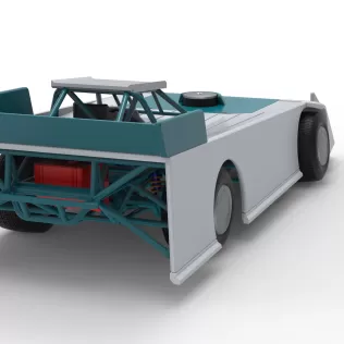 Wedge Dirt Late model Scale 1:25 - Model thumbnail 18