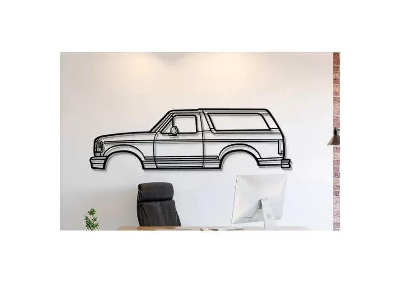 Ford - Bronco 1992 Wall Art - Model preview 1