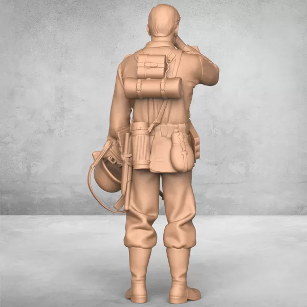 Disappointed Army Soldier - Model preview 2