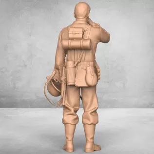Disappointed Army Soldier - Model thumbnail 2