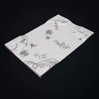 Modular Sci-Fi Battle Board – Realm-Style Gameboard (6 Tiles) - Model thumbnail 3