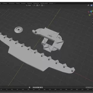 Sheet Metal Body Tools and Washer - Model thumbnail 5