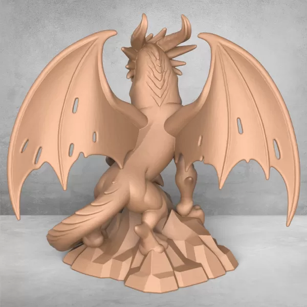 Dragon Sculpture - Model preview 2