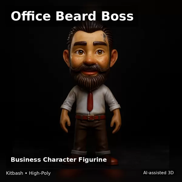 Whimsical Character Pack – Kitbash High-Poly Figure Collection ( - Model preview 4