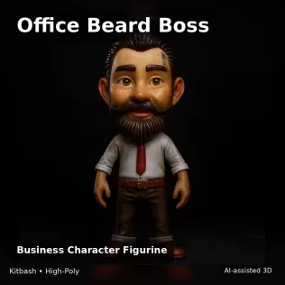 Whimsical Character Pack – Kitbash High-Poly Figure Collection ( - Model thumbnail 4