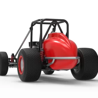 Dirt Silver Crown Champ car Base Scale 1:25 - Model thumbnail 15