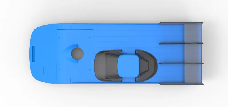 Shell of Vintage Asphalt Outlaw Super late model Scale 1:25 - Model preview 9