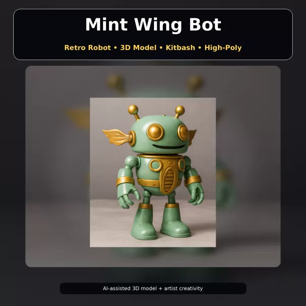 Fantasy Character Pack – Cute High-Poly Kitbash Creatures - Model preview 8