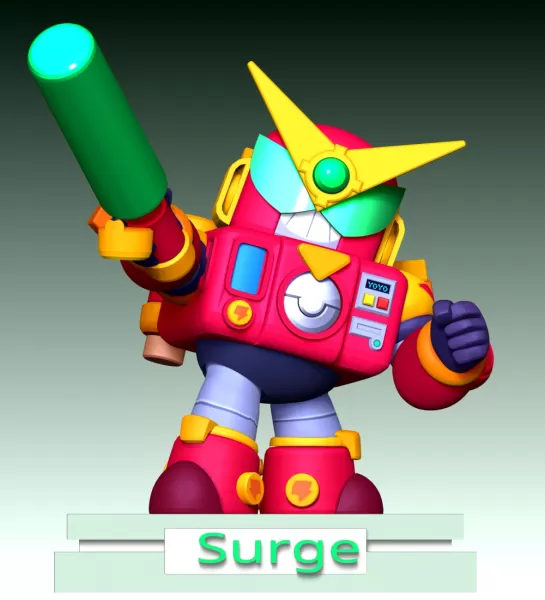 Surge - Brawl Stars - Model preview 2