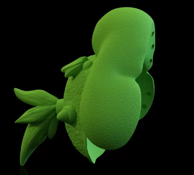 Bowser jr cap adapter - Model preview 4